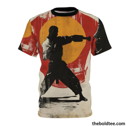 Martial Arts Tee - Premium All Over Print Crewneck Shirt S Prints