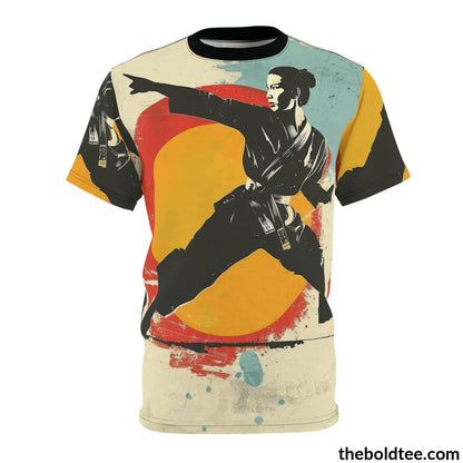 Martial Arts Tee - Premium All Over Print Crewneck Shirt S Prints