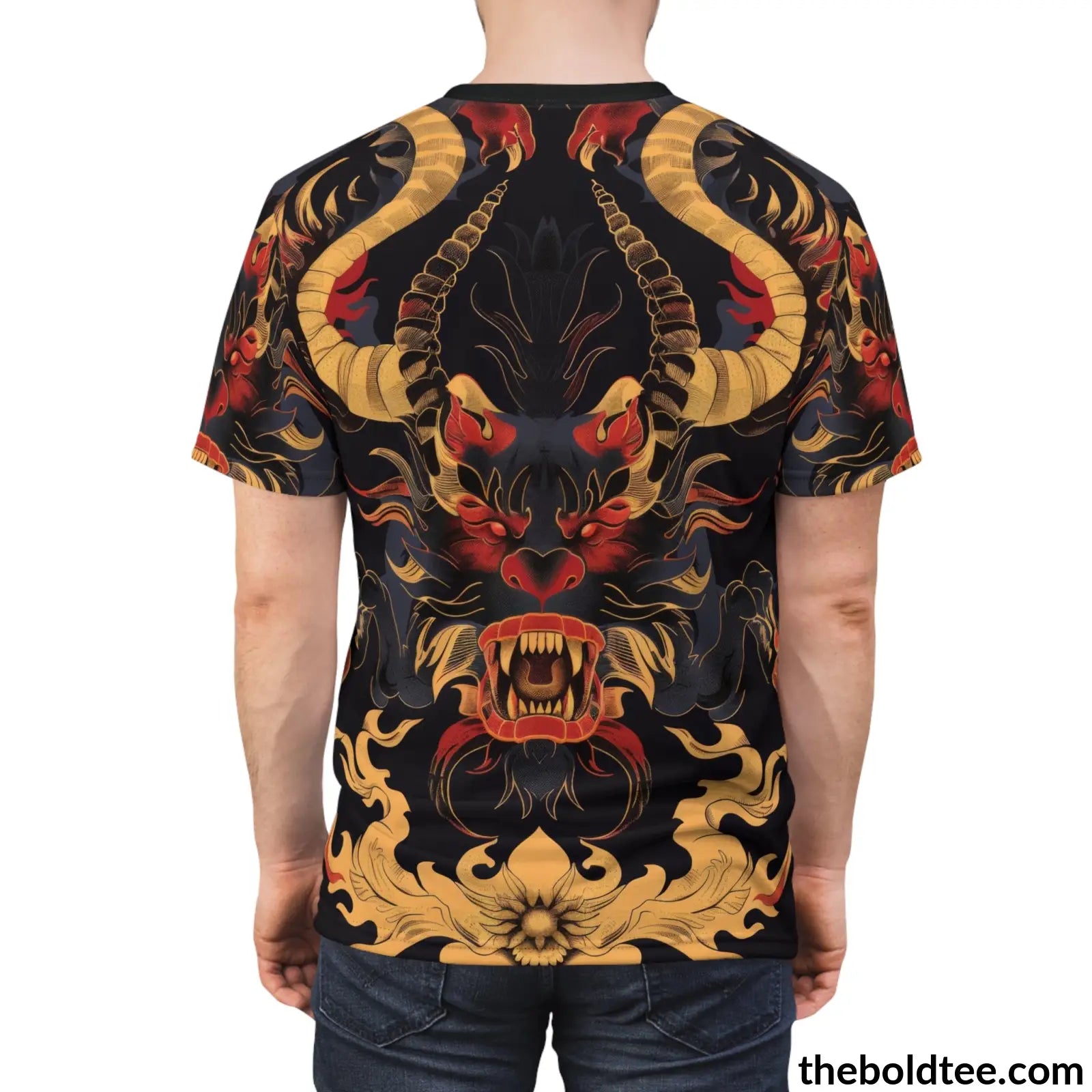 Mythical Creatures Tee - Premium All Over Print Crewneck Shirt Prints