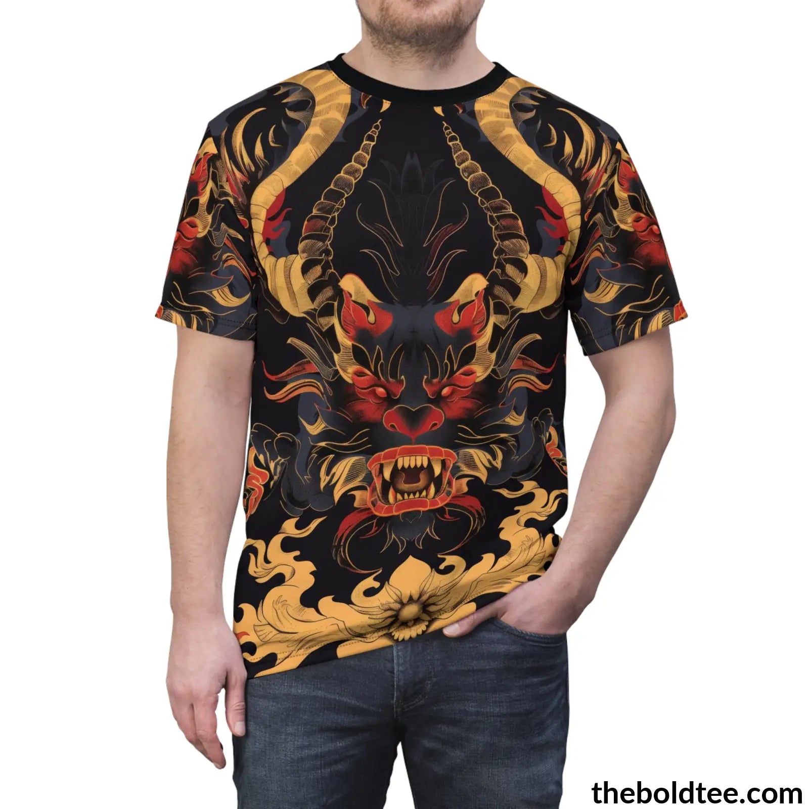 Mythical Creatures Tee - Premium All Over Print Crewneck Shirt Prints