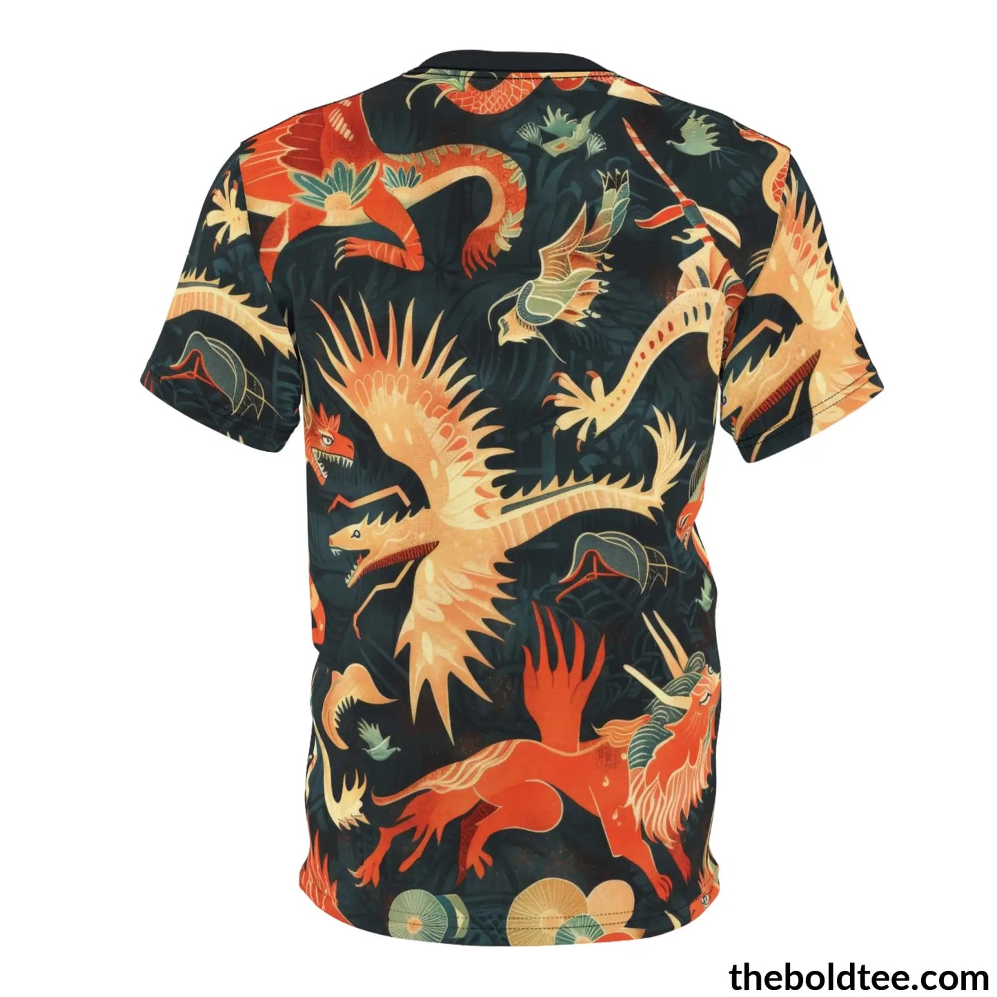 Mythical Creatures Tee - Premium All Over Print Crewneck Shirt Prints