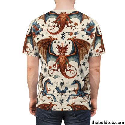 Mythical Creatures Tee - Premium All Over Print Crewneck Shirt Prints