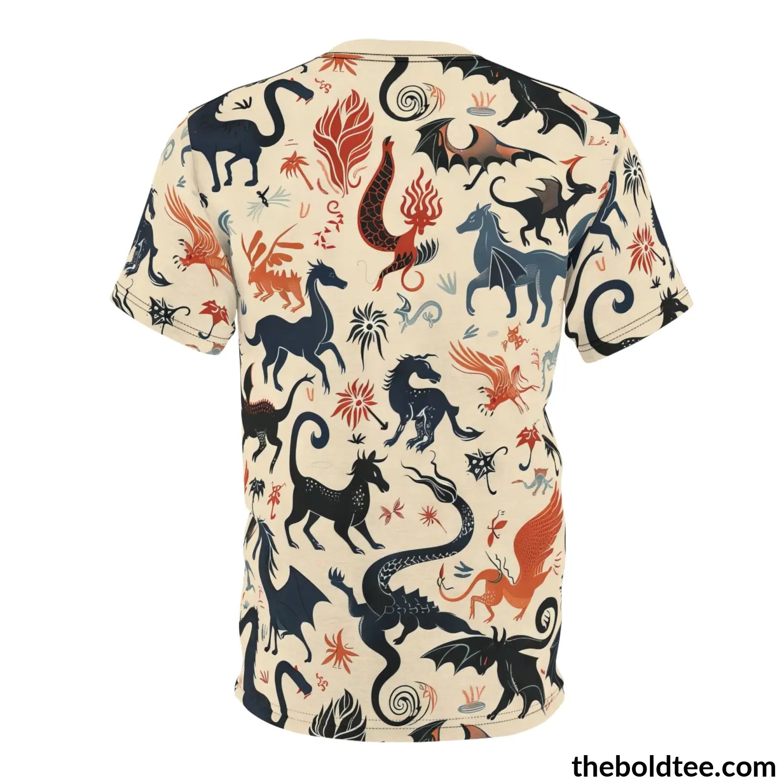 Mythical Creatures Tee - Premium All Over Print Crewneck Shirt Prints