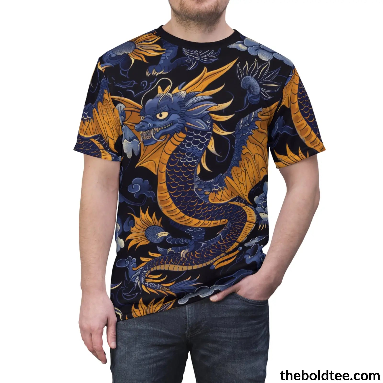 Mythical Creatures Tee - Premium All Over Print Crewneck Shirt Prints