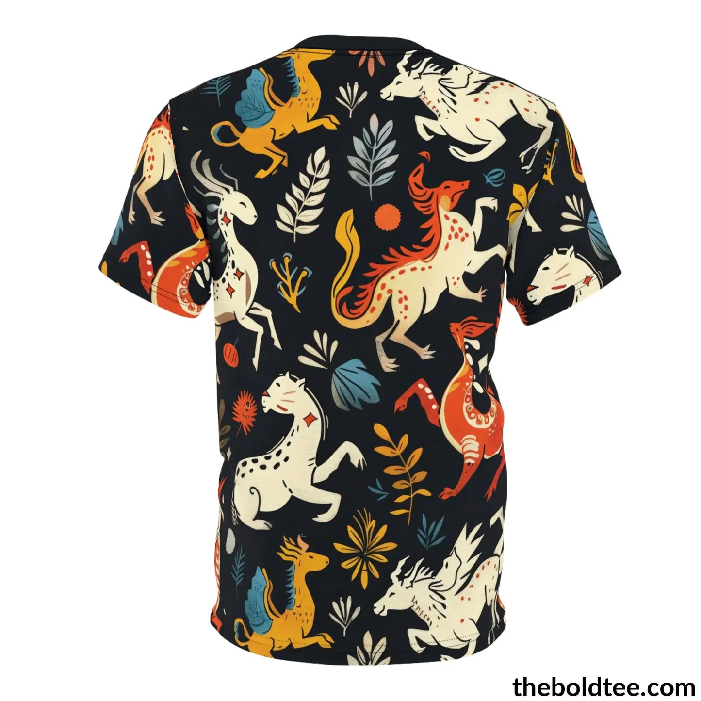 Mythical Creatures Tee - Premium All Over Print Crewneck Shirt Prints