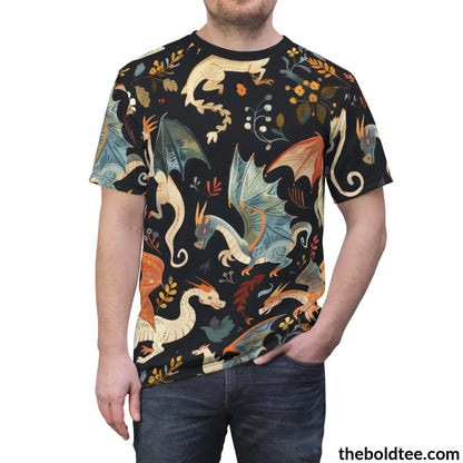 Mythical Creatures Tee - Premium All Over Print Crewneck Shirt Prints