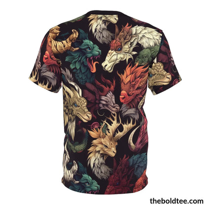 Mythical Creatures Tee - Premium All Over Print Crewneck Shirt Prints