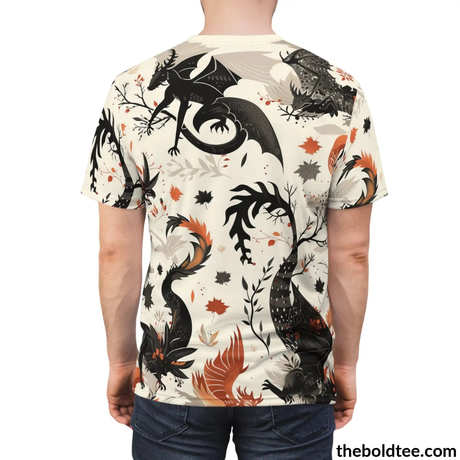 Mythical Creatures Tee - Premium All Over Print Crewneck Shirt Prints