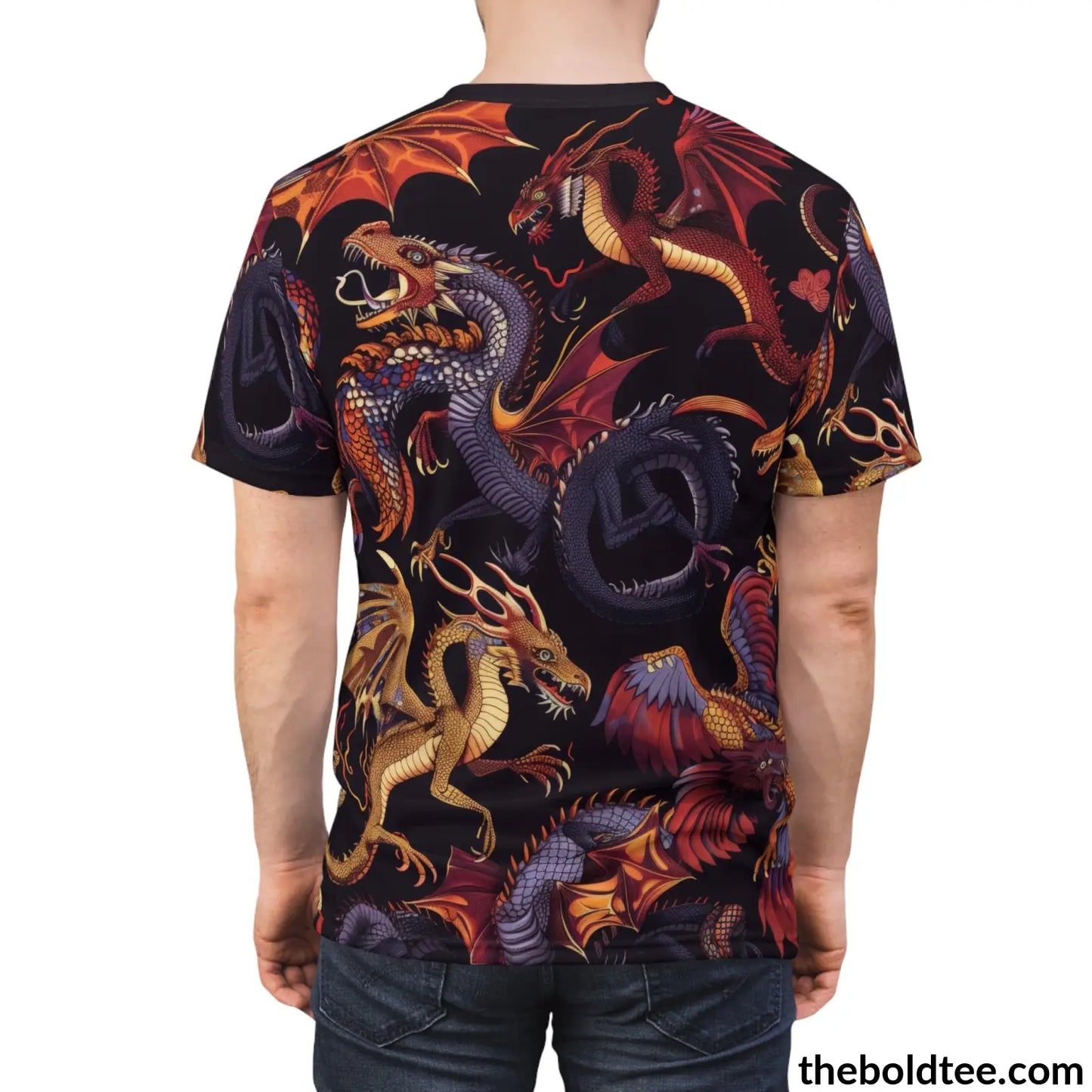 Mythical Creatures Tee - Premium All Over Print Crewneck Shirt Prints