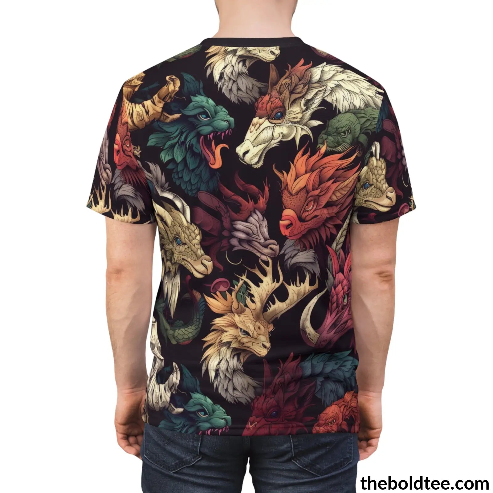 Mythical Creatures Tee - Premium All Over Print Crewneck Shirt Prints