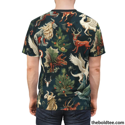 Mythical Creatures Tee - Premium All Over Print Crewneck Shirt Prints