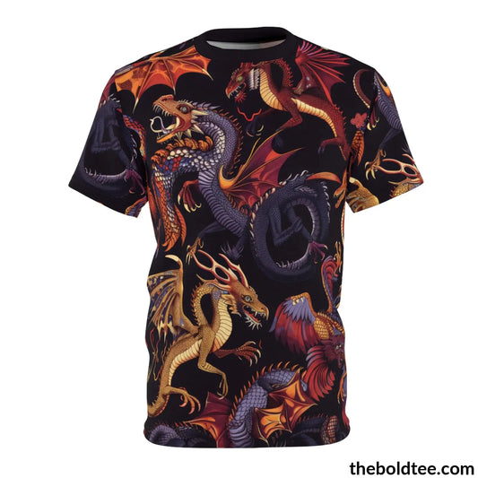 Mythical Creatures Tee - Premium All Over Print Crewneck Shirt S Prints