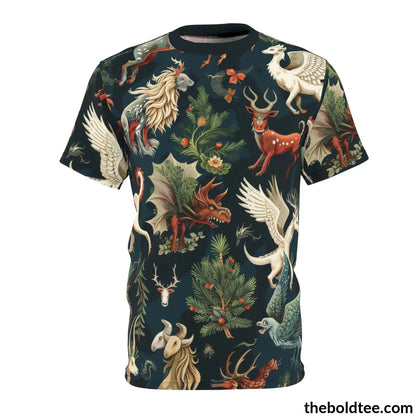 Mythical Creatures Tee - Premium All Over Print Crewneck Shirt S Prints