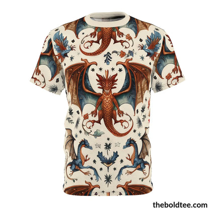 Mythical Creatures Tee - Premium All Over Print Crewneck Shirt S Prints