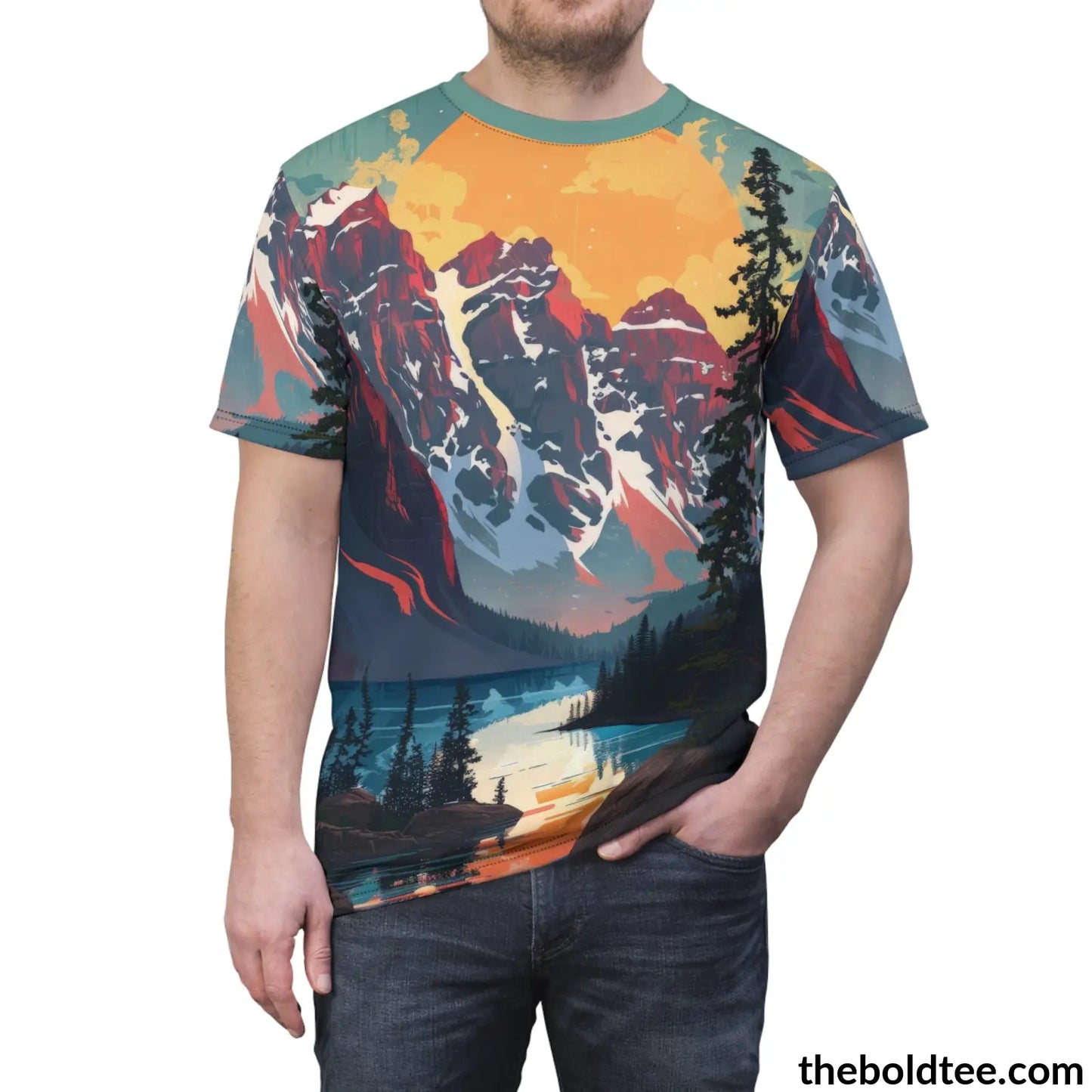 National Park Tee - Premium All Over Print Crewneck Shirt Prints