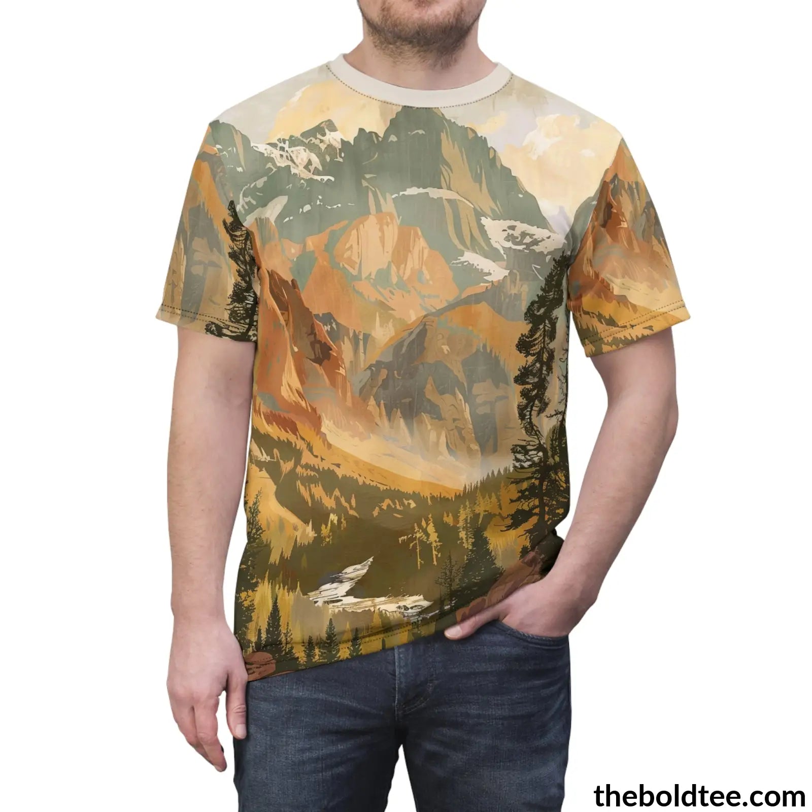 National Park Tee - Premium All Over Print Crewneck Shirt Prints