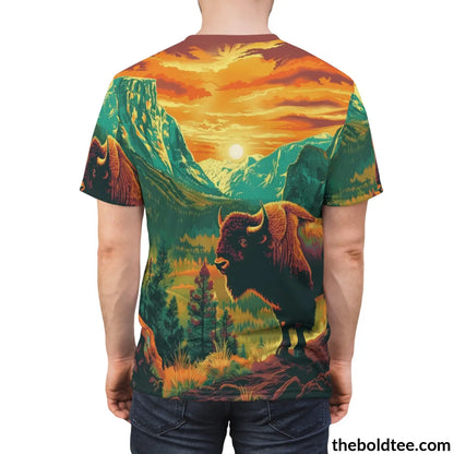 National Park Tee - Premium All Over Print Crewneck Shirt Prints