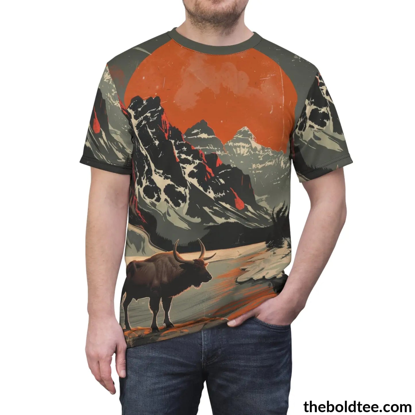 National Park Tee - Premium All Over Print Crewneck Shirt Prints