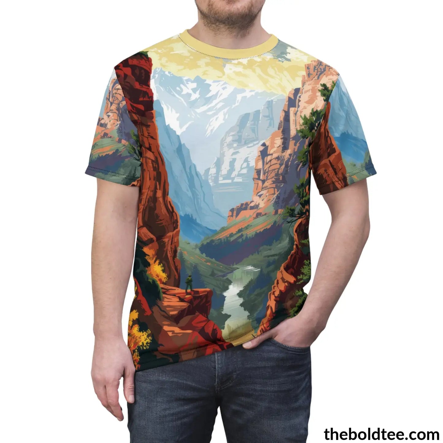 National Park Tee - Premium All Over Print Crewneck Shirt Prints