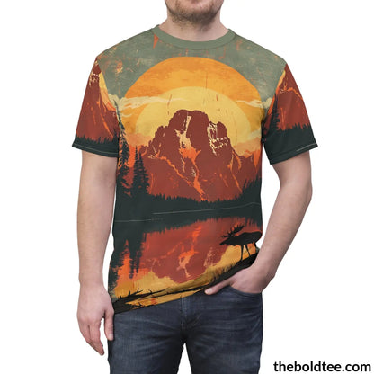 National Park Tee - Premium All Over Print Crewneck Shirt Prints