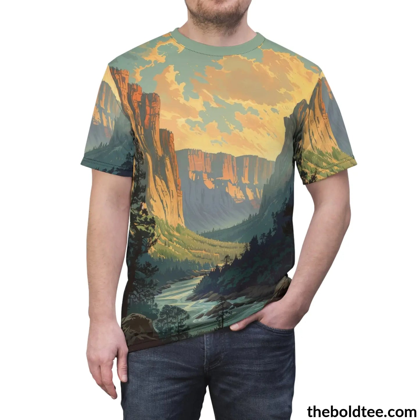 National Park Tee - Premium All Over Print Crewneck Shirt Prints