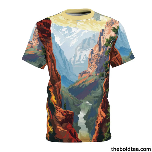 National Park Tee - Premium All Over Print Crewneck Shirt S Prints
