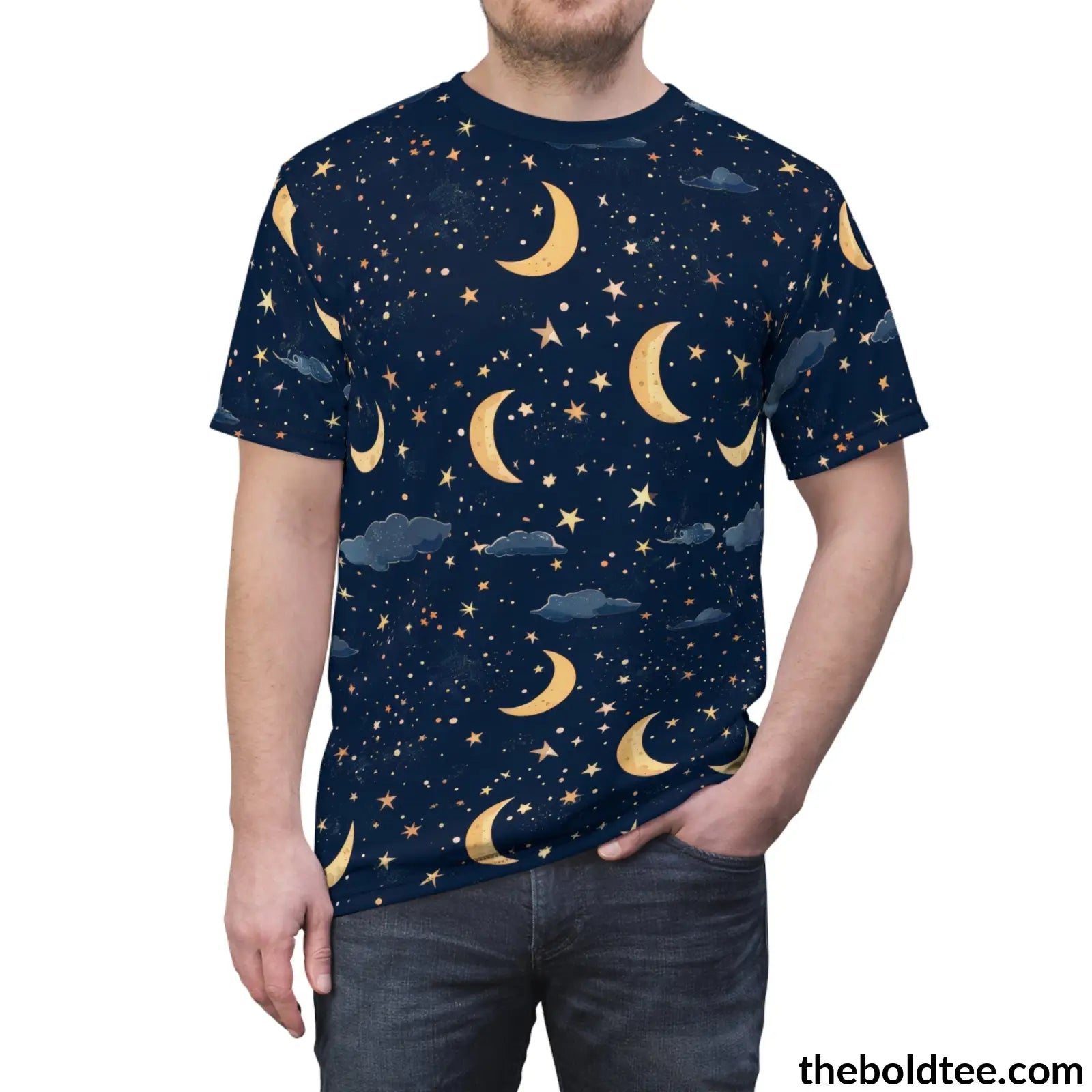 Nightsky Tee - Premium All Over Print Crewneck Shirt Prints