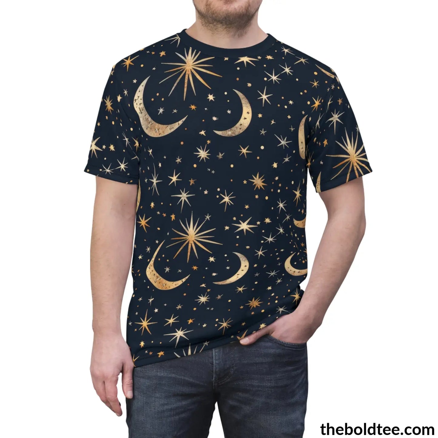 Nightsky Tee - Premium All Over Print Crewneck Shirt Prints