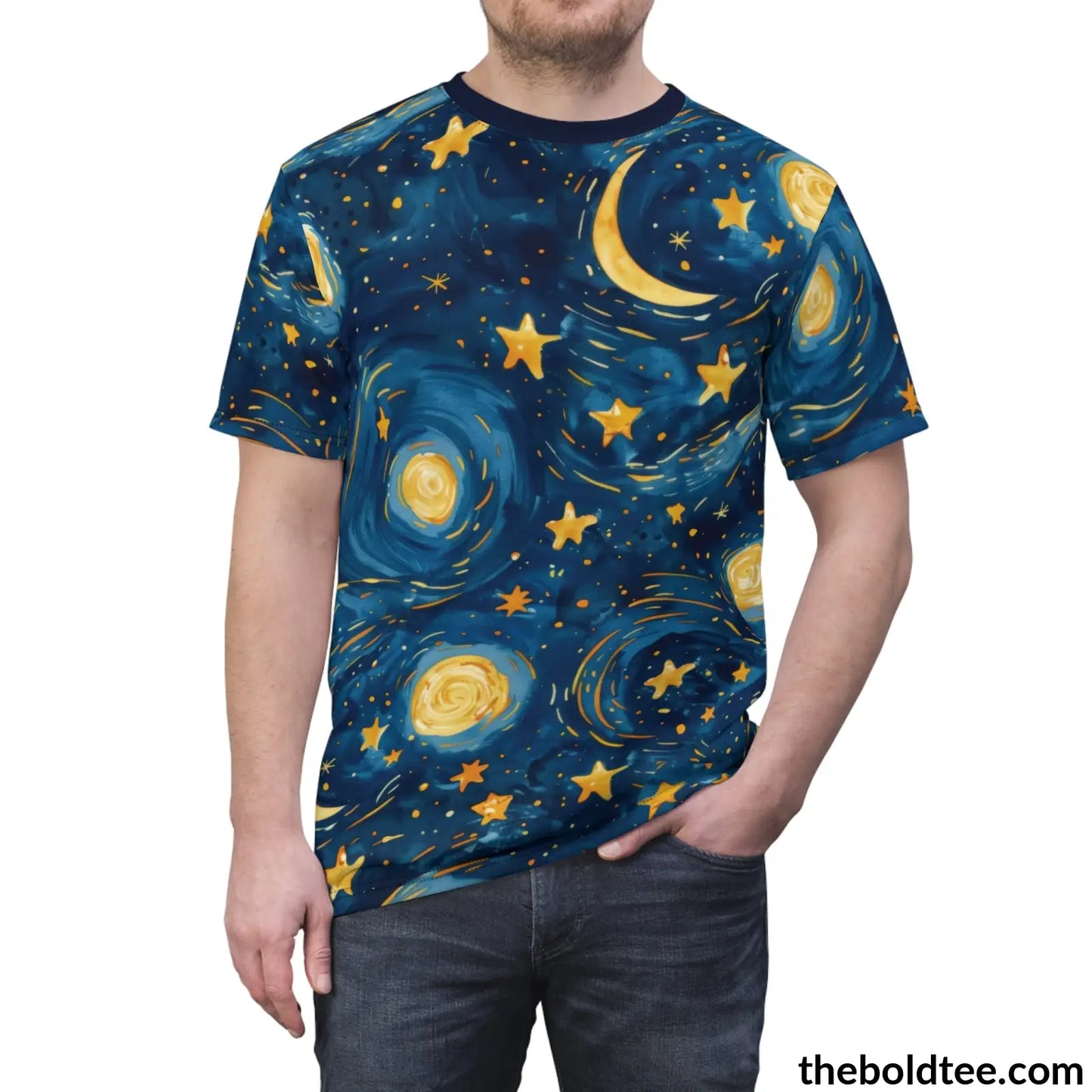 Nightsky Tee - Premium All Over Print Crewneck Shirt Prints