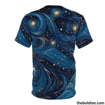 Nightsky Tee - Premium All Over Print Crewneck Shirt Prints