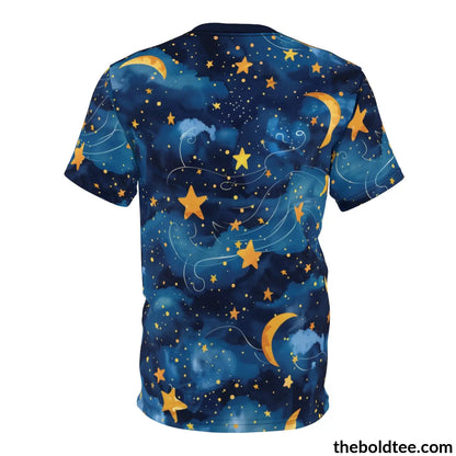 Nightsky Tee - Premium All Over Print Crewneck Shirt Prints