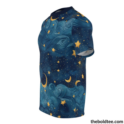 Nightsky Tee - Premium All Over Print Crewneck Shirt Prints