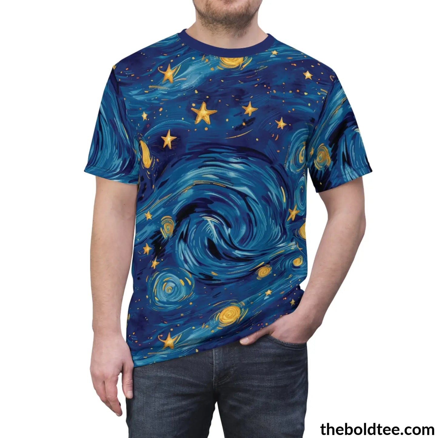 Nightsky Tee - Premium All Over Print Crewneck Shirt Prints