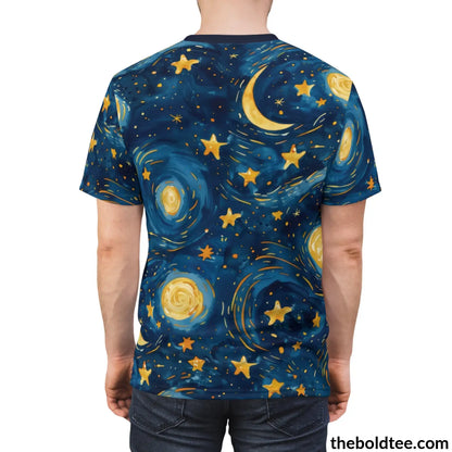 Nightsky Tee - Premium All Over Print Crewneck Shirt Prints