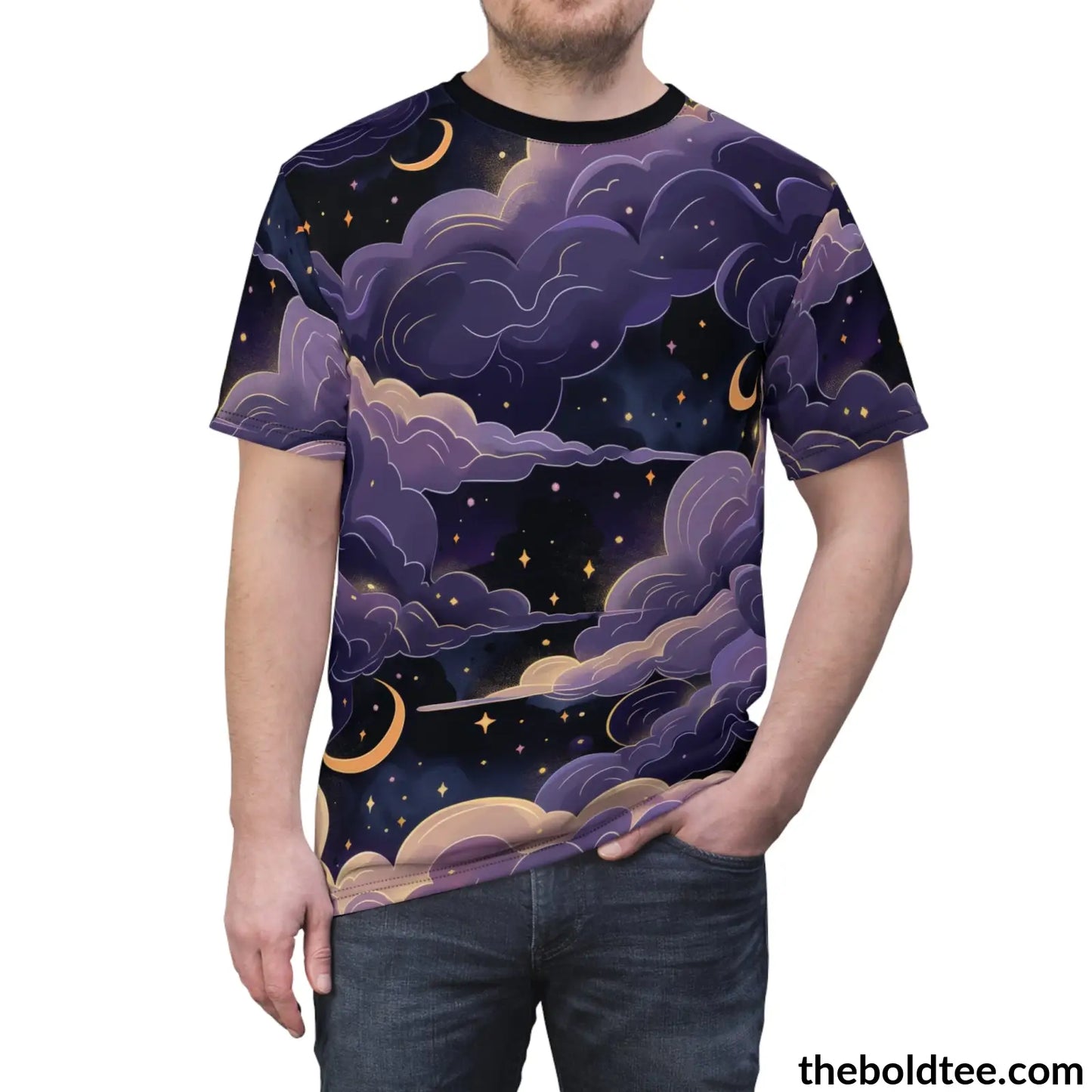 Nightsky Tee - Premium All Over Print Crewneck Shirt Prints