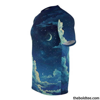 Nightsky Tee - Premium All Over Print Crewneck Shirt Prints