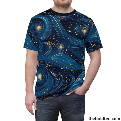 Nightsky Tee - Premium All Over Print Crewneck Shirt Prints