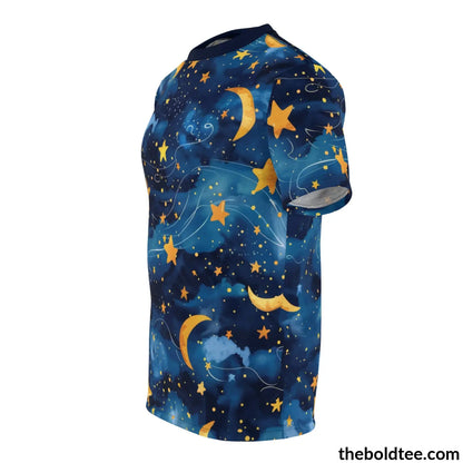 Nightsky Tee - Premium All Over Print Crewneck Shirt Prints