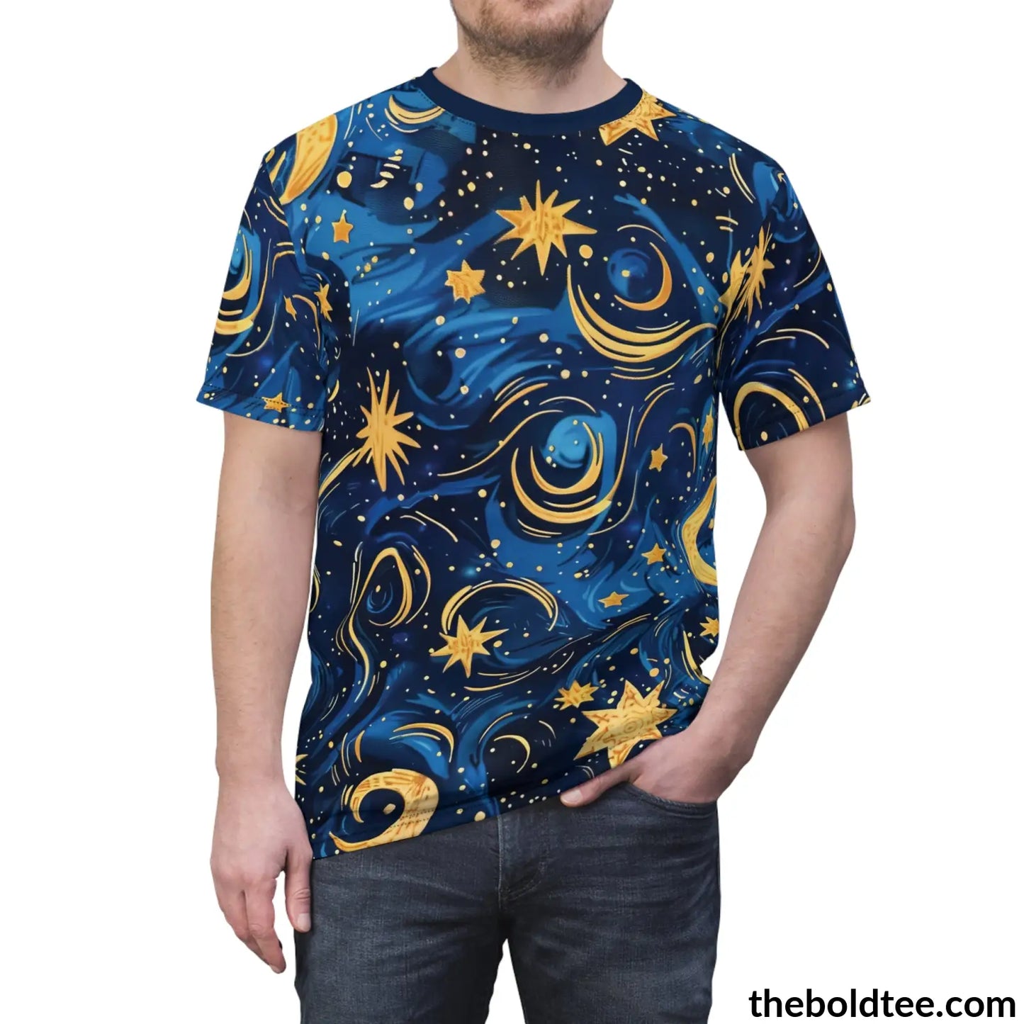 Nightsky Tee - Premium All Over Print Crewneck Shirt Prints