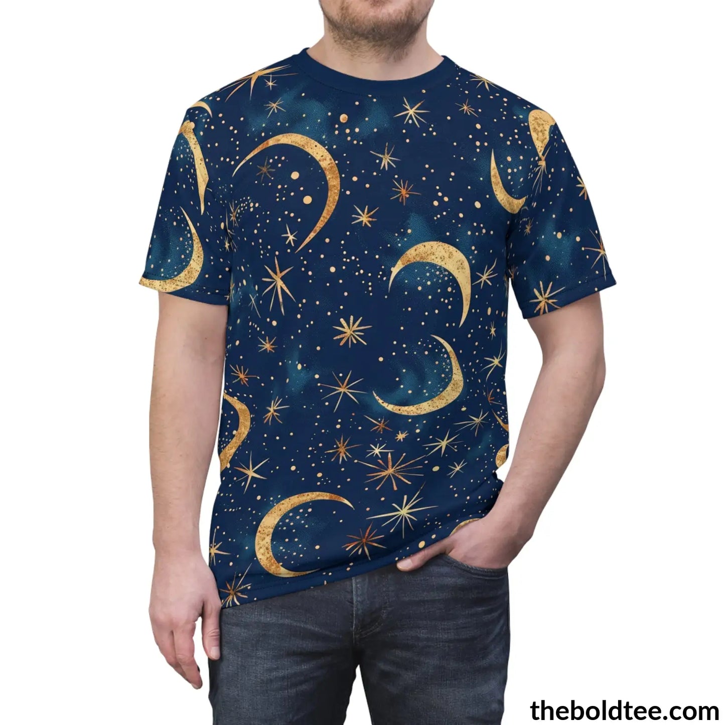 Nightsky Tee - Premium All Over Print Crewneck Shirt Prints