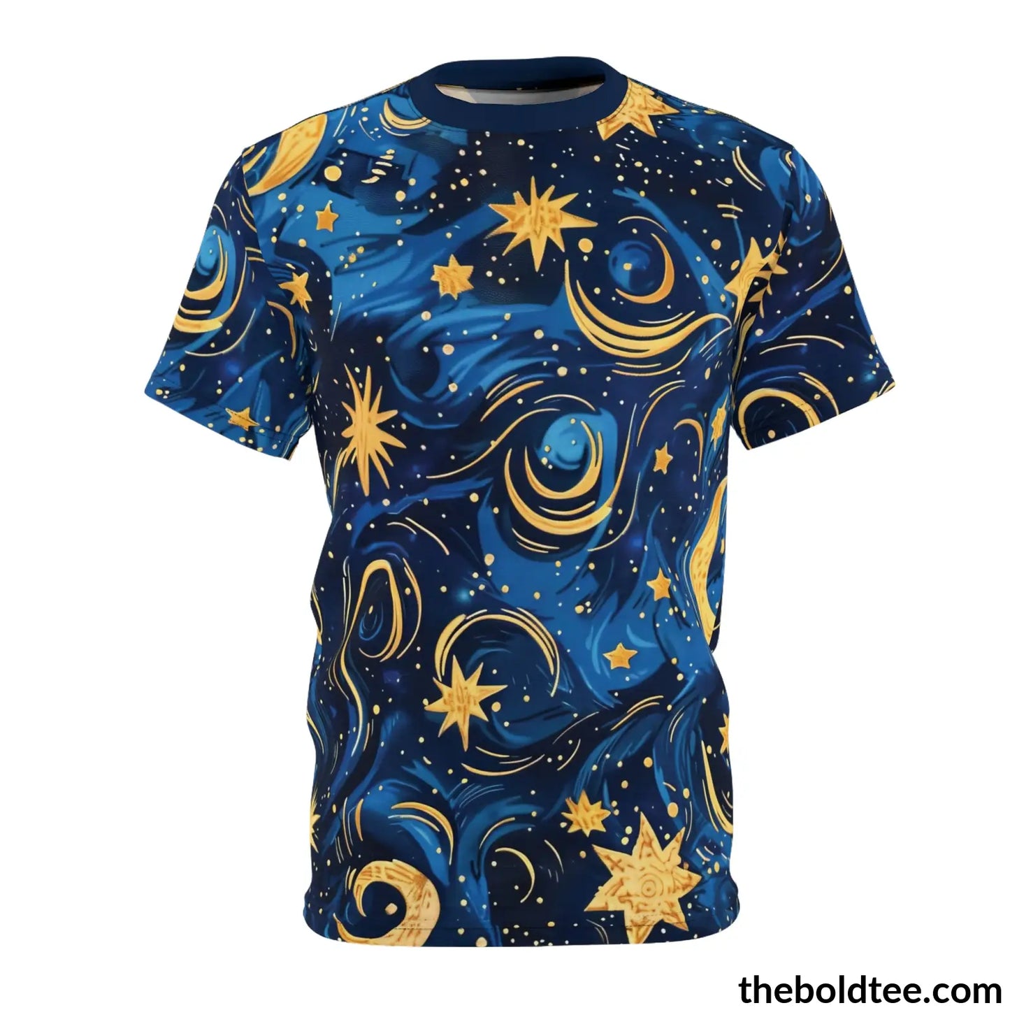 Nightsky Tee - Premium All Over Print Crewneck Shirt Black Stitching / 6 Oz. S Prints