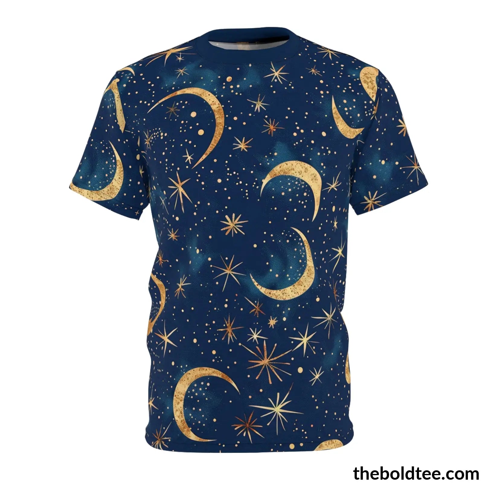 Nightsky Tee - Premium All Over Print Crewneck Shirt Black Stitching / 6 Oz. S Prints