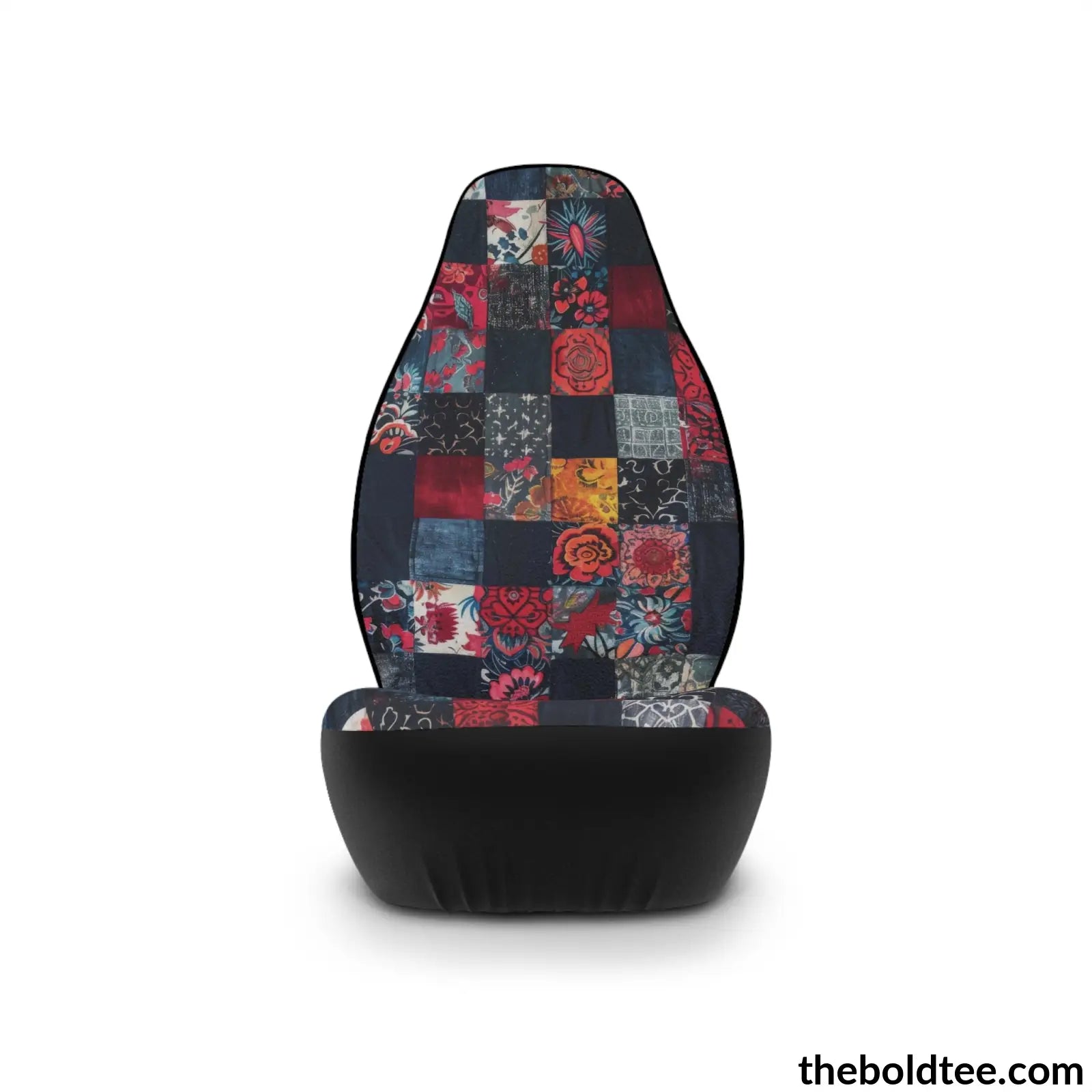 Patchwork Car Seat Covers (2 Pcs.) All Over Prints