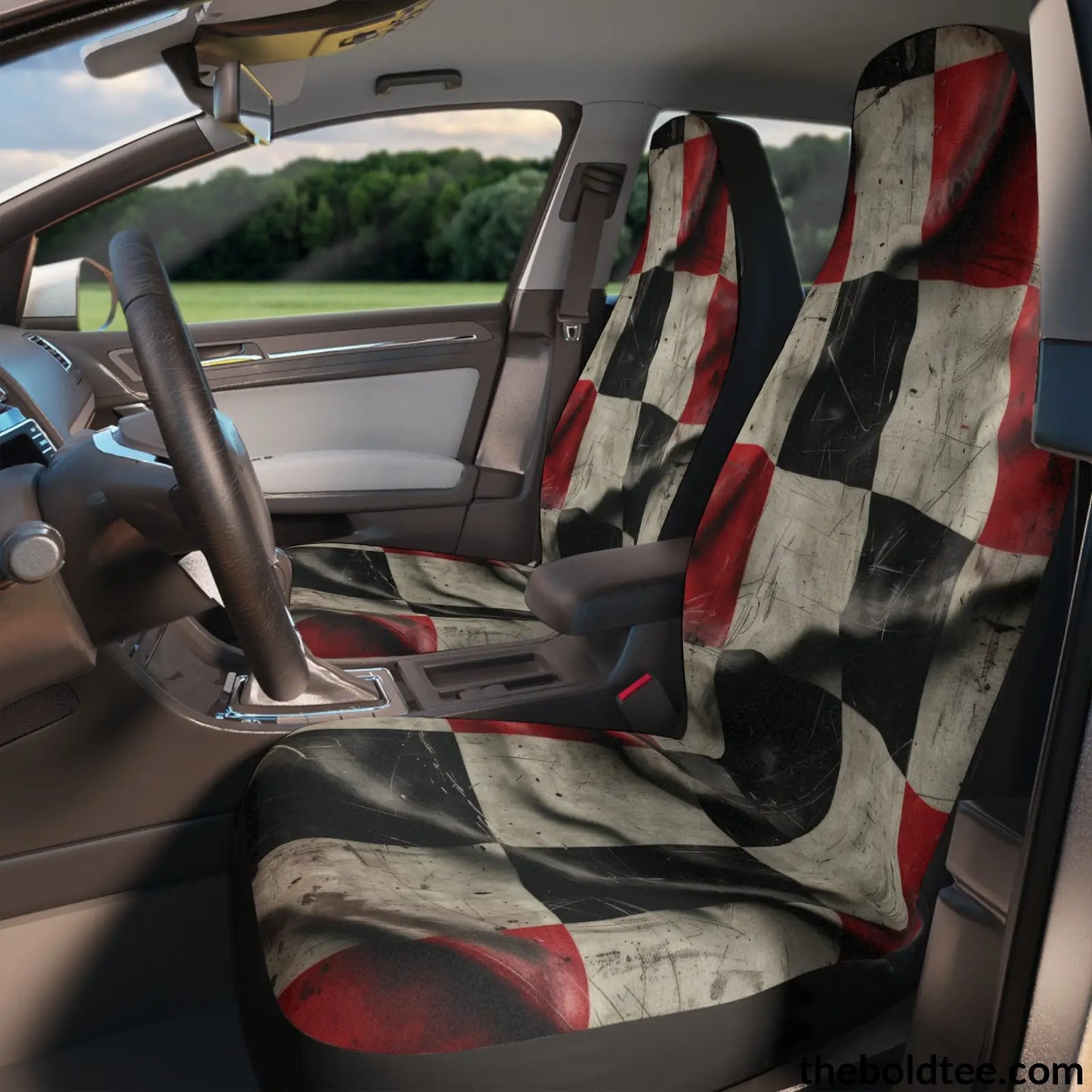 Race Car Seat Covers (2 Pcs.) All Over Prints