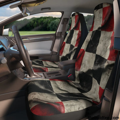 Race Car Seat Covers (2 Pcs.) All Over Prints