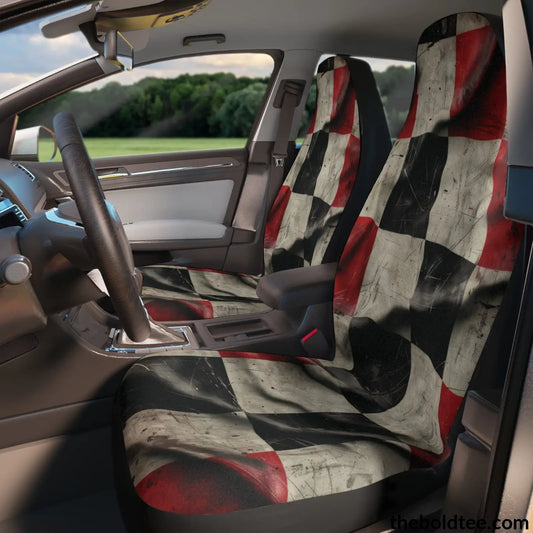 Race Car Seat Covers (2 Pcs.) All Over Prints
