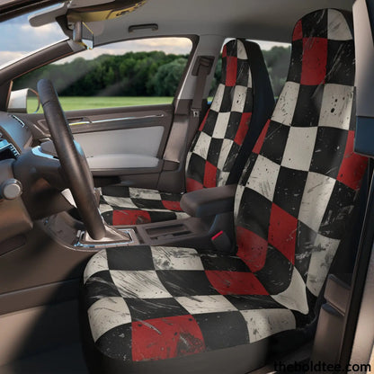 Race Car Seat Covers (2 Pcs.) All Over Prints