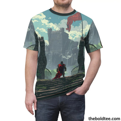 Retro Gamer Tee - Premium All Over Print Crewneck Shirt Prints