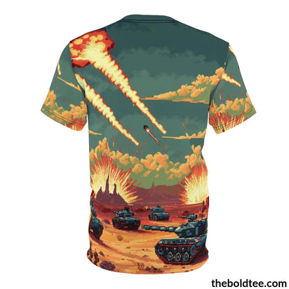 Retro Gamer Tee - Premium All Over Print Crewneck Shirt Prints