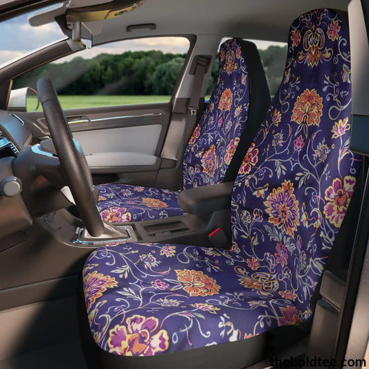 Royal Pattern Car Seat Covers (2 Pcs.) All Over Prints